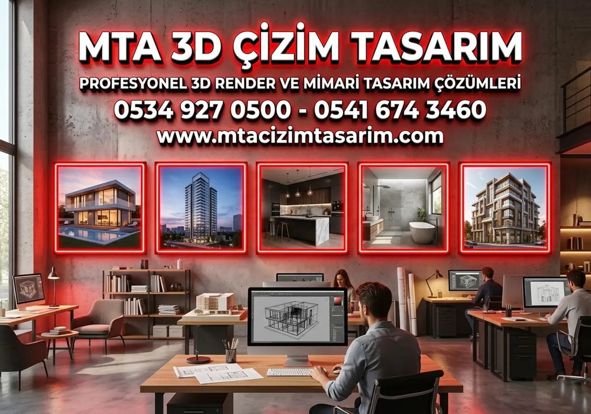 PROFESYONEL 3D RENDER VE MİMARİ TASARIM ÇÖZÜMLERİ