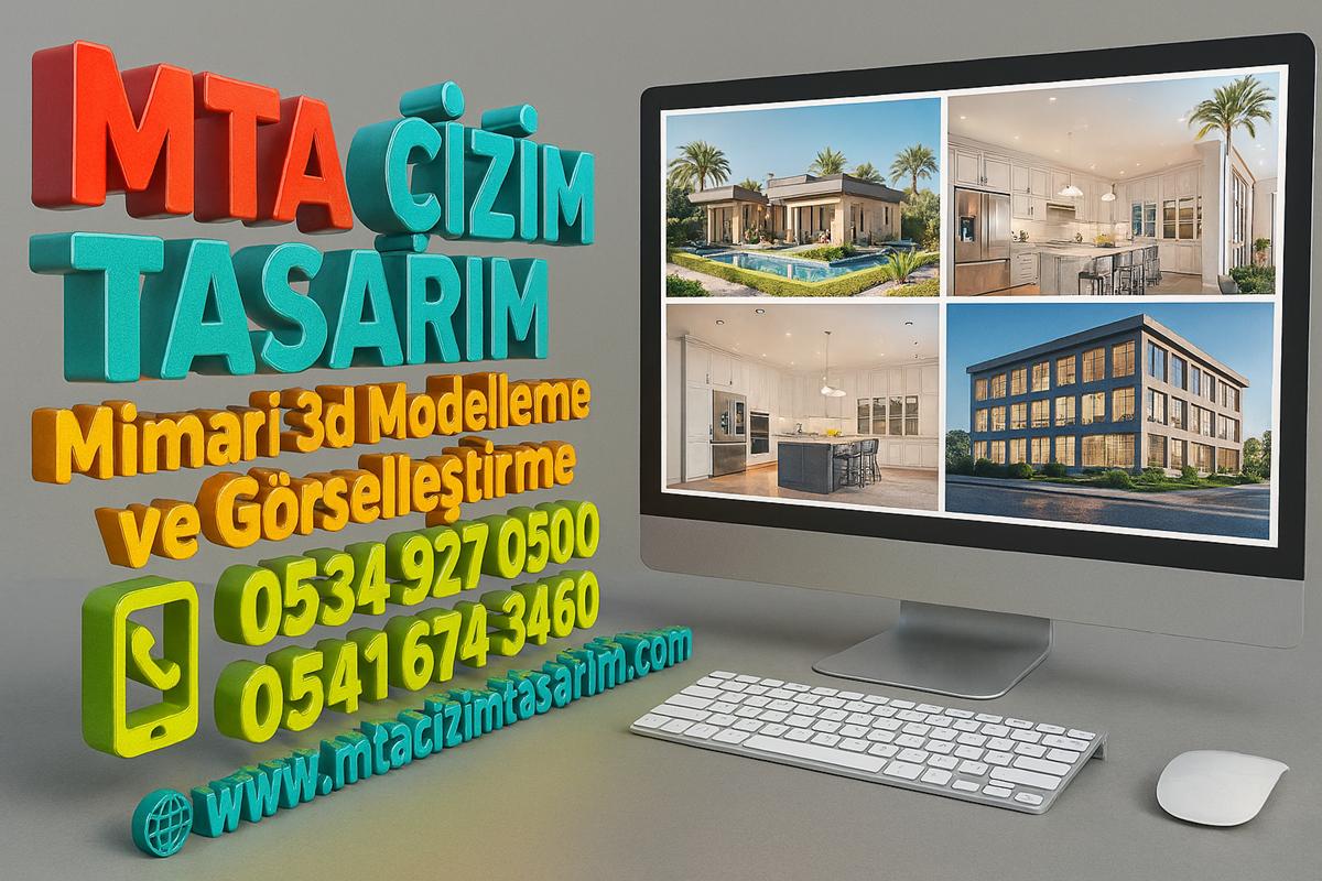 MTA MİMARİ 3D ÇİZİM TASARIM । Modelleme
