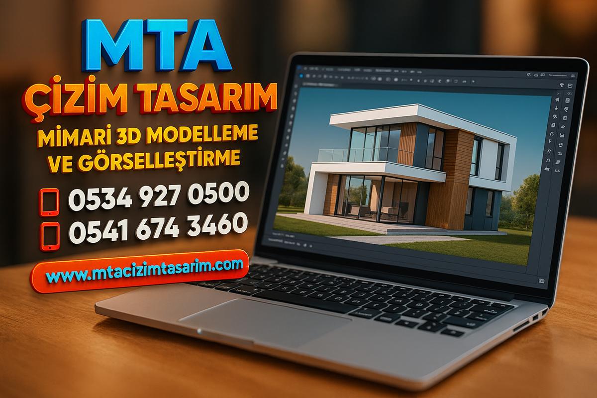 MİMARİ RENDER । MTA Çizim Tasarım