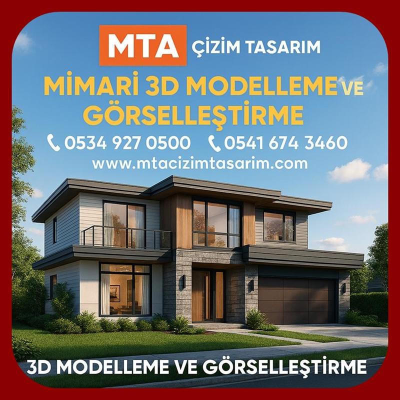 MTA MİMARİ 3D ÇİZİM
